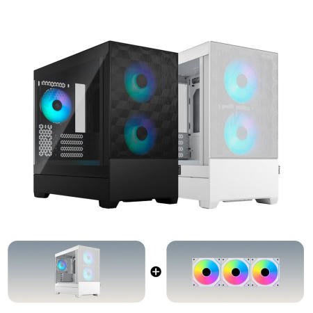 [패키지] Fractal Design Pop Mini Air RGB 케이스 + 쿨링팬 (팬 선택가능)