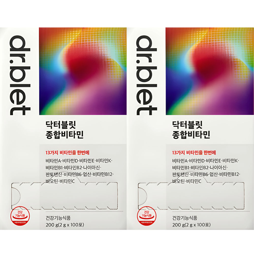 닥터블릿 종합비타민 멀티 비타민 분말 100포X2개 - 메인 이미지