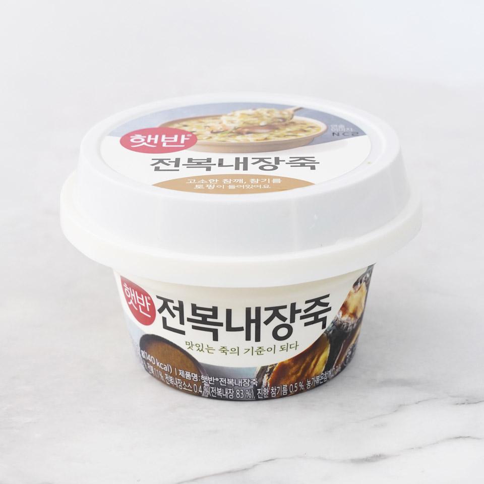 메가마트 CJ 햇반 전복내장죽 267g - 상품 이미지