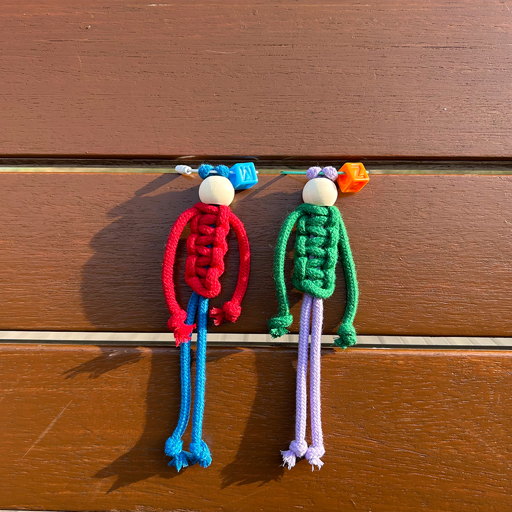 마크라메 걱정인형 만들기 DIY 키트 오하우 - 상세 이미지 3