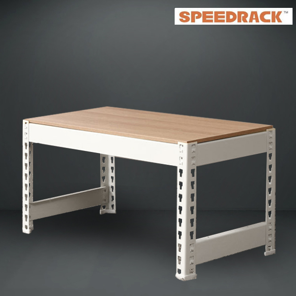 스피드랙 철제선반 베란다 조립식 앵글 창고 무볼트 렉 400400330 1단