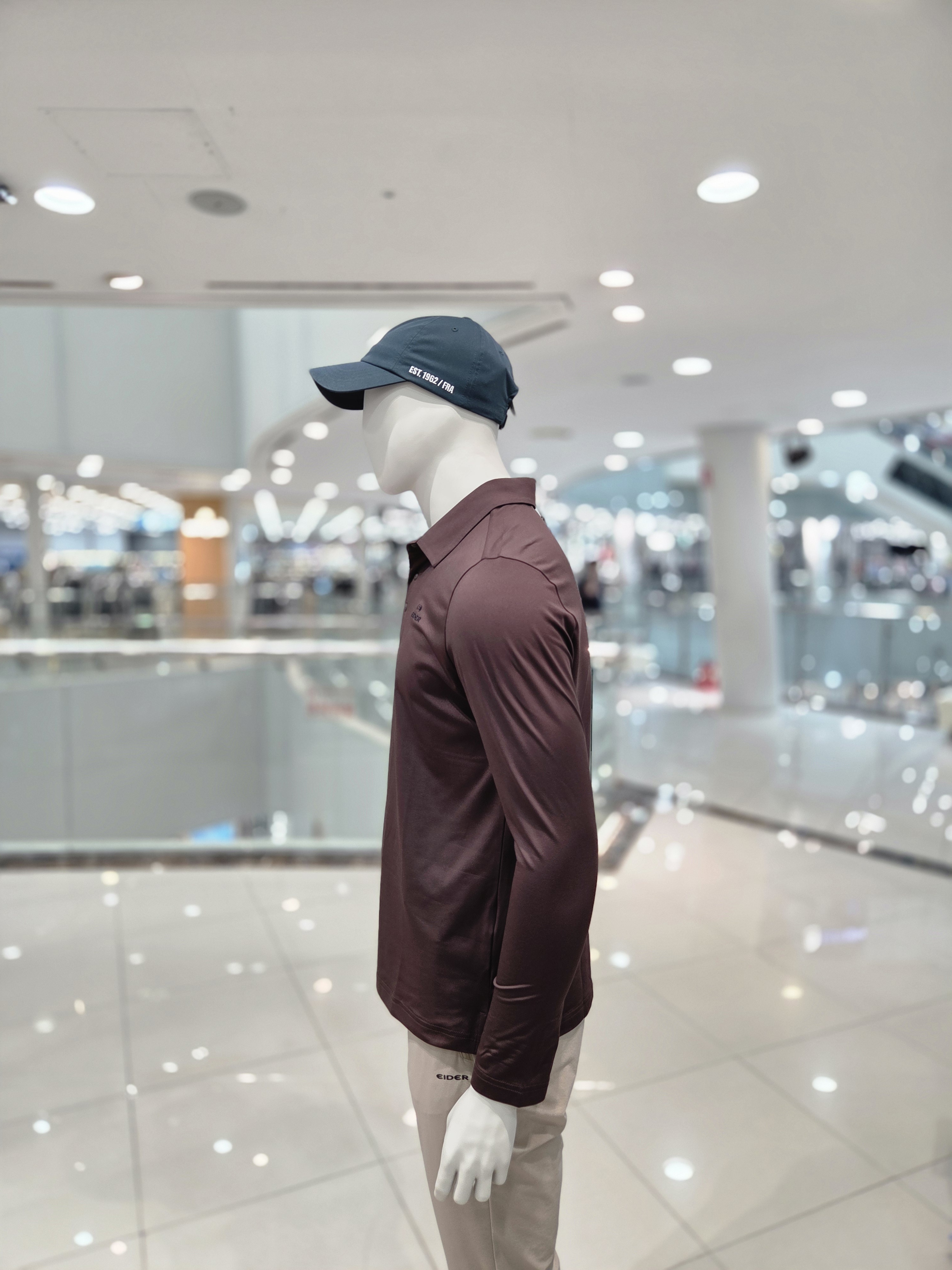 아이더 남성 기모 폴로 티셔츠 가을 겨울용 보온성 단체복 작업복 - 상세 이미지 4
