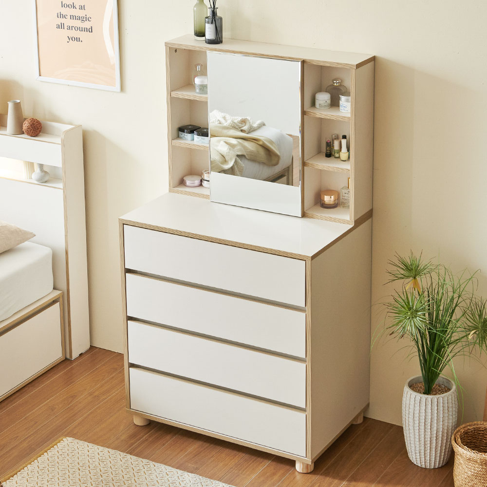 도리 화장대 거울 서랍장 학생 수납 600