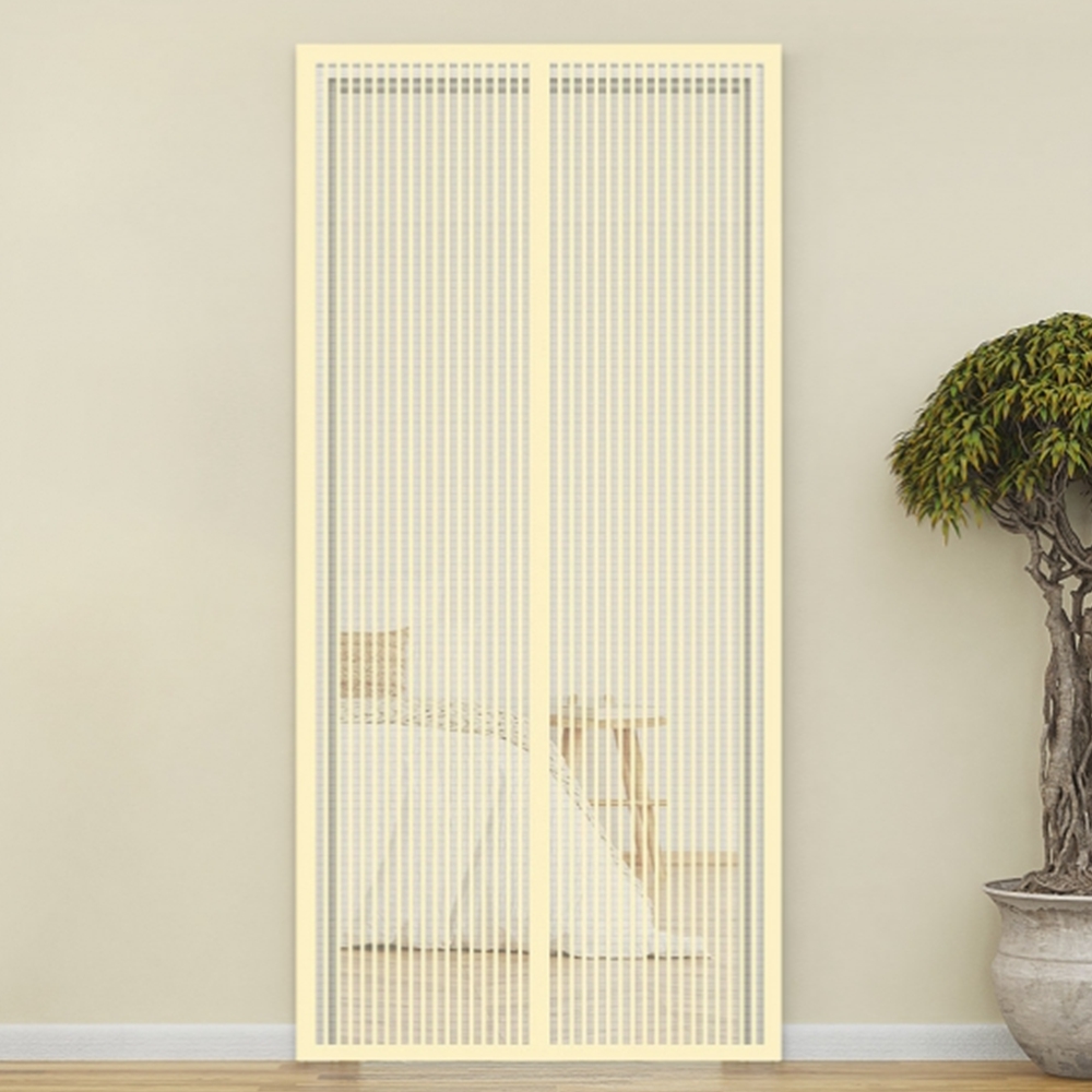 벌레차단 문모기장 현관문 붙이는 자석 미세 방충망 100X210cm