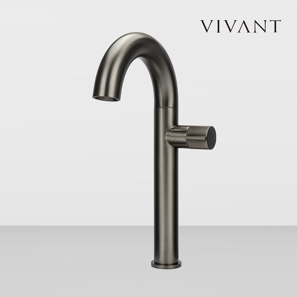 비반트 VIVANT 탑볼세면대수전 RB340L MS메트실버 그레이 골드 블랙 고급욕실수도 - 상세 이미지 2
