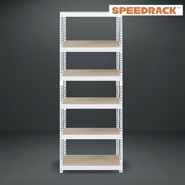 스피드랙 6단 철제선반 조립식 앵글 창고 베란다 창고 건조기 무볼트 3003001200