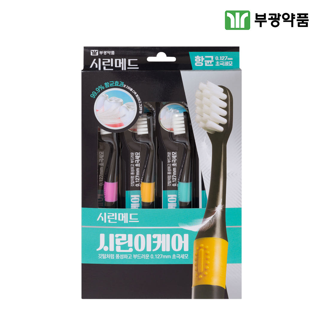 부광약품 안티프라그 콤팩트케어 칫솔 초극세모 12개입 이미지 6