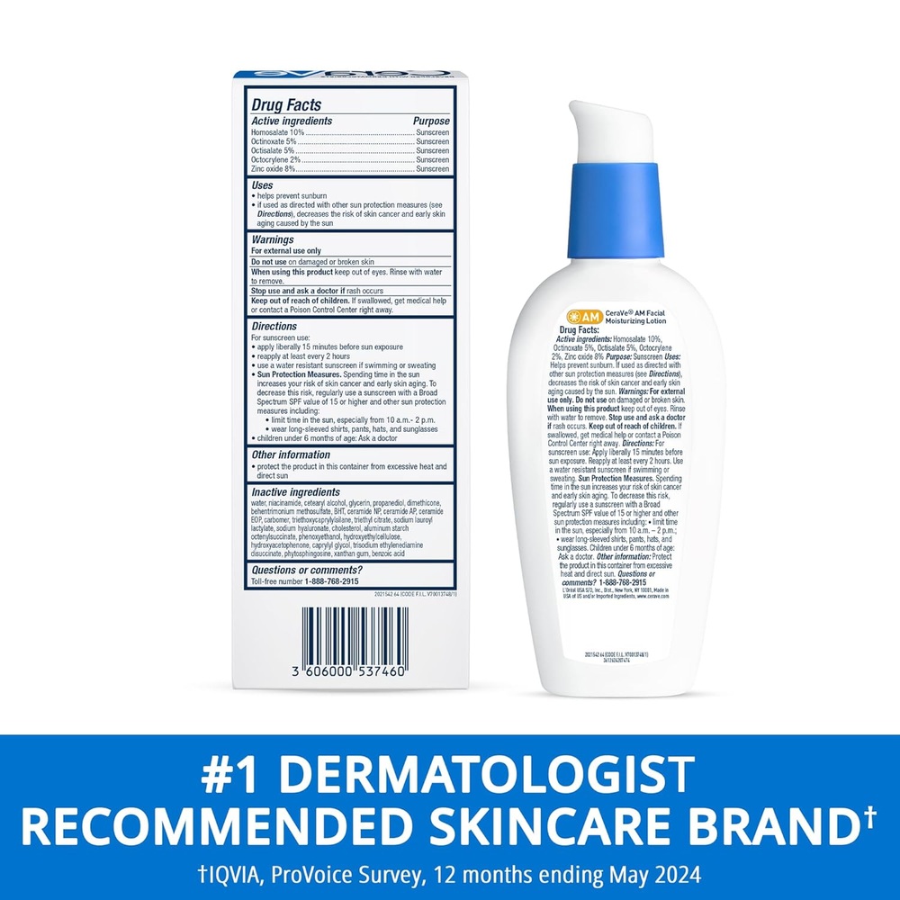 CeraVe 세라베 AM 자외선차단 로션 SPF30 89ml 이미지 8