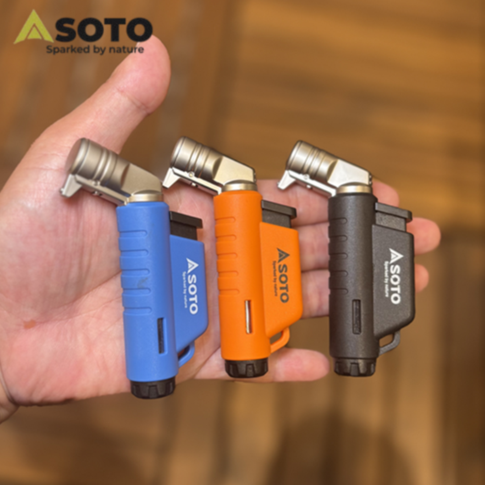 소토 마이크로 토치 캠핑 라이터 라이타 난로 가스 부탄 미니 ST-486