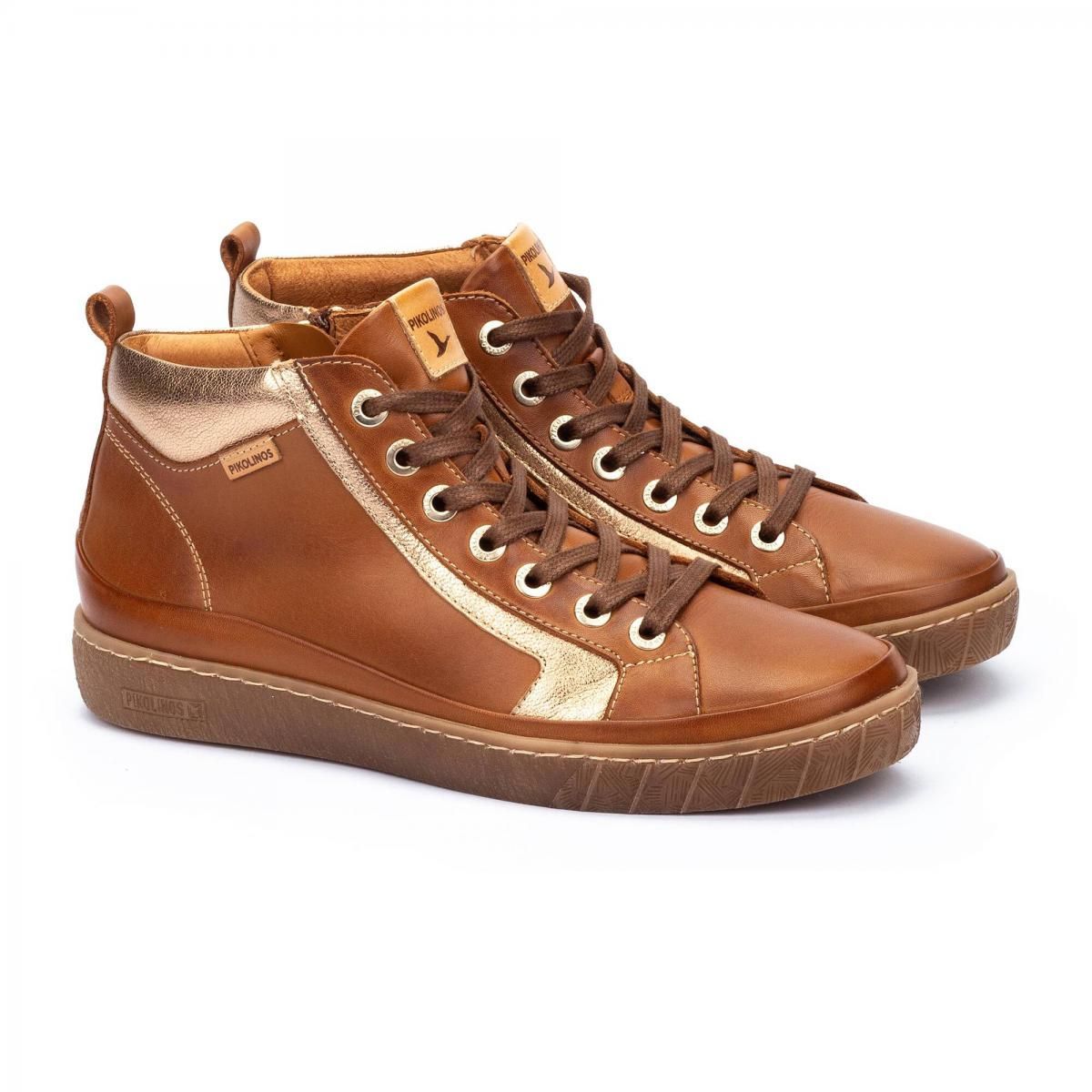 피콜리노스 컴포트 하이탑 스니커즈 LANZAROTE W7B-8692C1 BRANDY - 상세 이미지 2