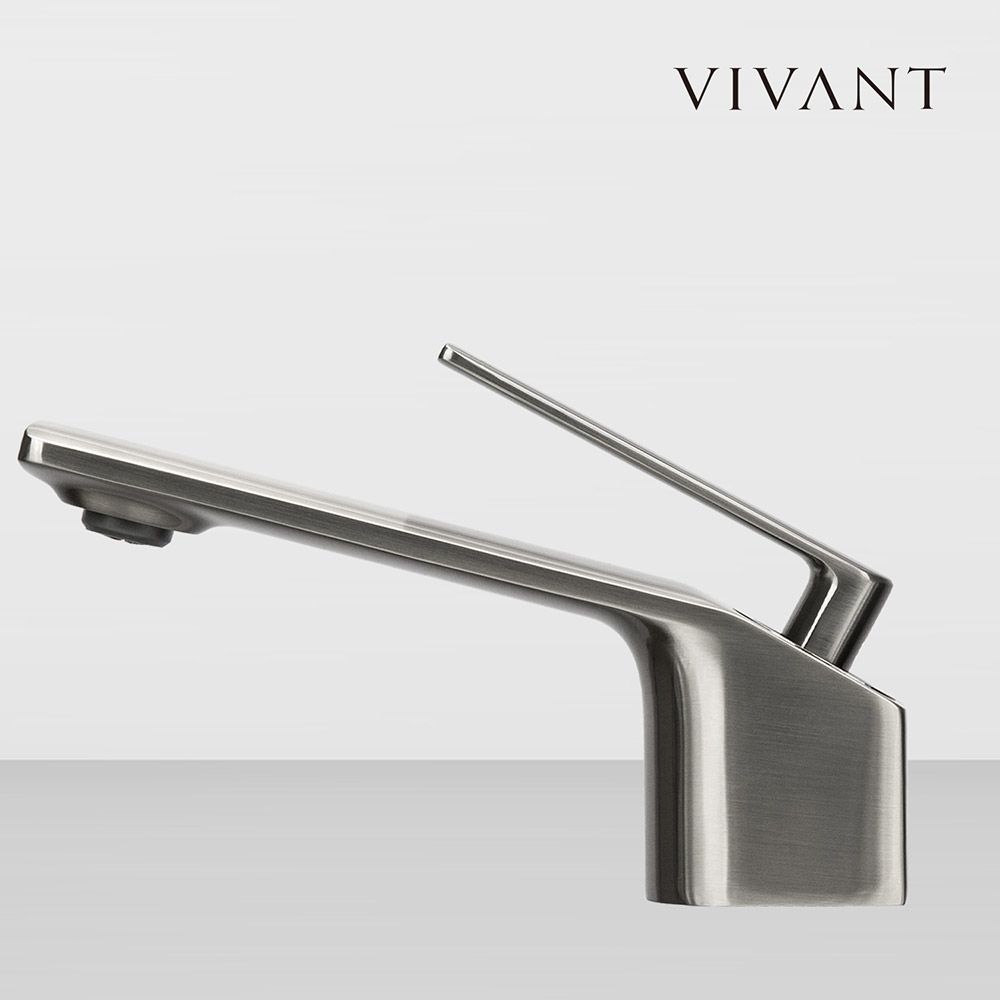 비반트 VIVANT 세면대수전 XB340 MS무광은색실버 고급욕실 수도꼭지 교체리폼 - 메인 이미지