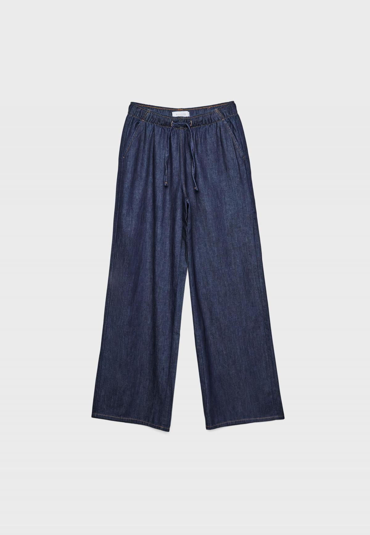 스트라디바리우스 와이드핏 데님 와이드 청바지 1235/310 RINSE BLUE DENIM - 상세 이미지 3