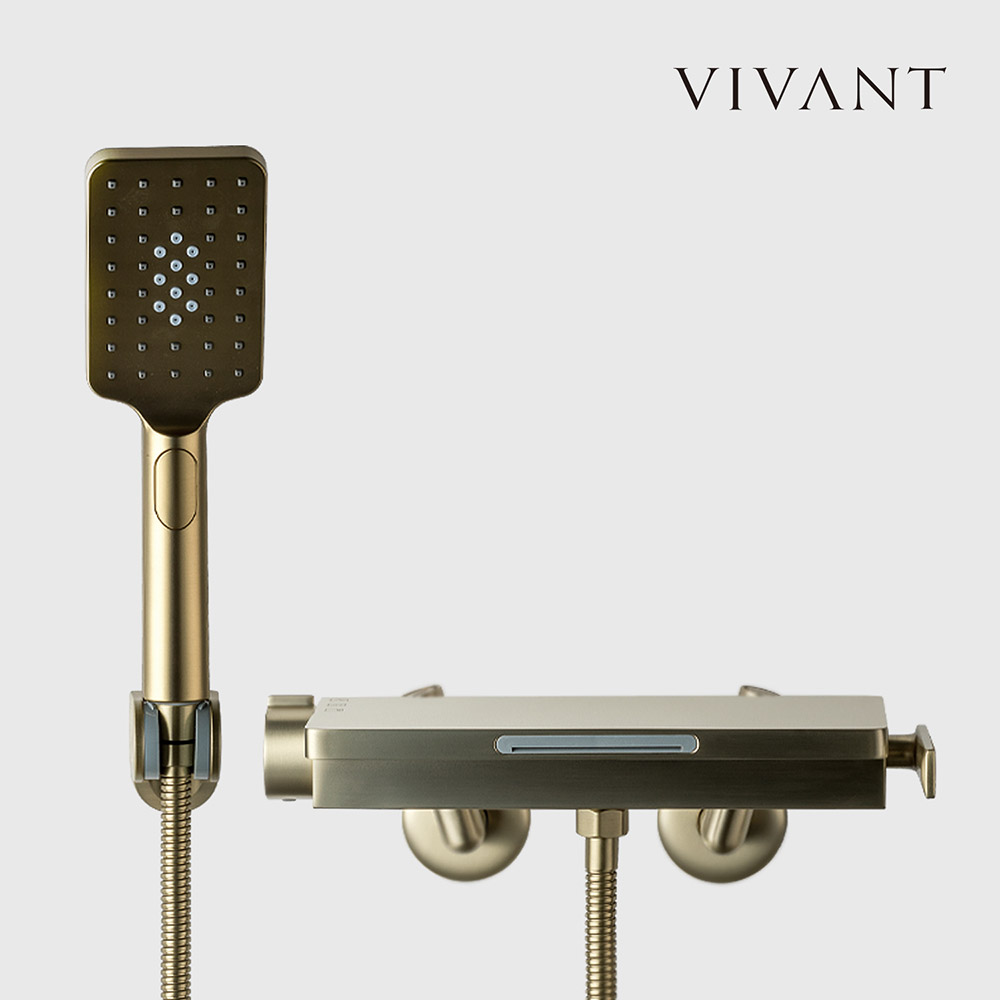 VIVANT 비반트 샤워기 RE600 MG메트그레이 골드 욕실욕조 화장실 수도수전 - 상세 이미지 2
