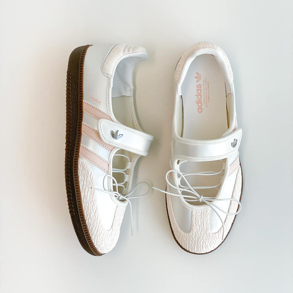 아디다스 삼바 메리제인 발레코어 화이트 핑크