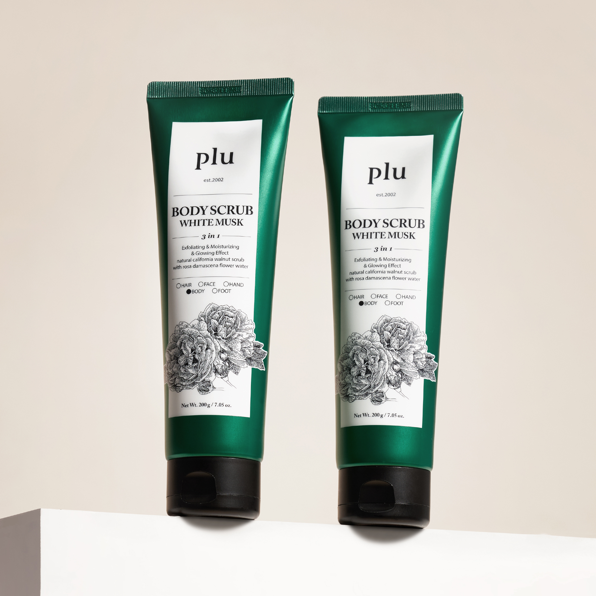 [플루] 1+1 오리지널 바디스크럽 각질제거 블랙베리 200g 제품 이미지