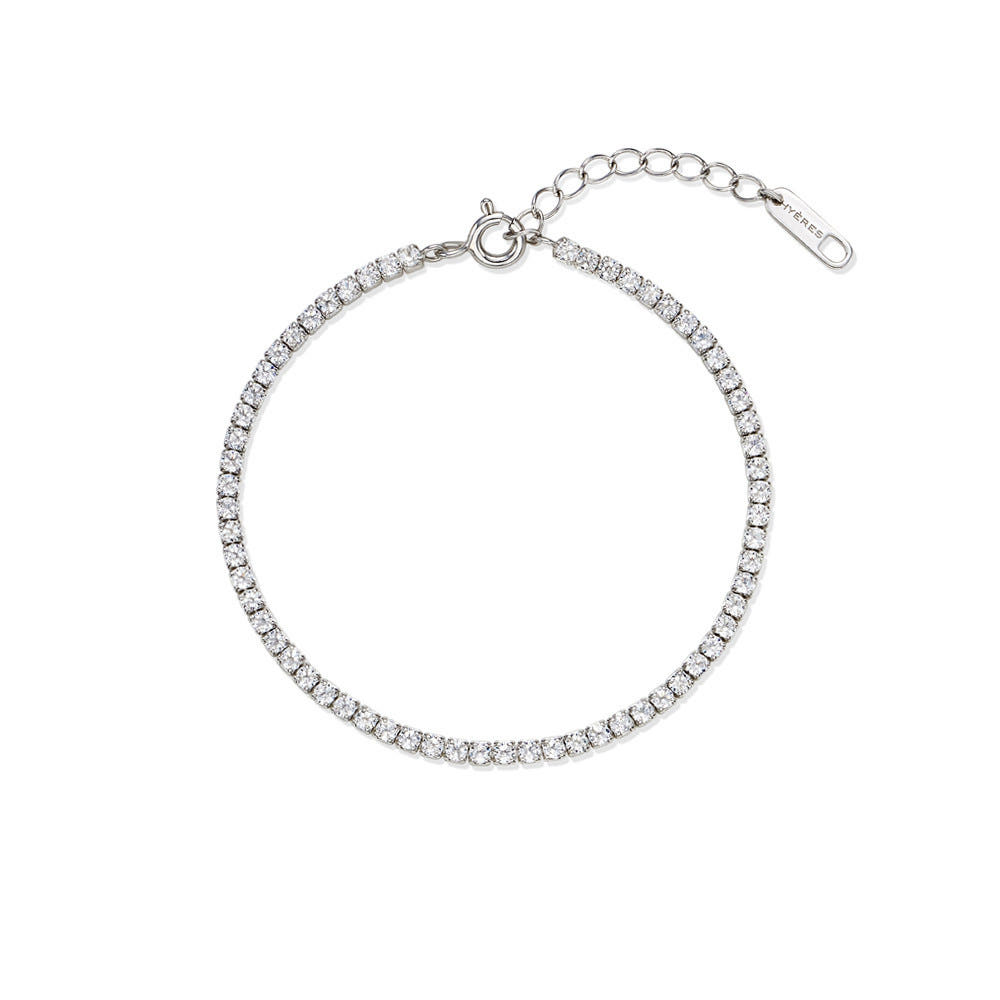 [바이이에르] [925 silver] Pureline tennis bracelet 2mm (Silver) BH6B49643W9190 - 상세 이미지 2