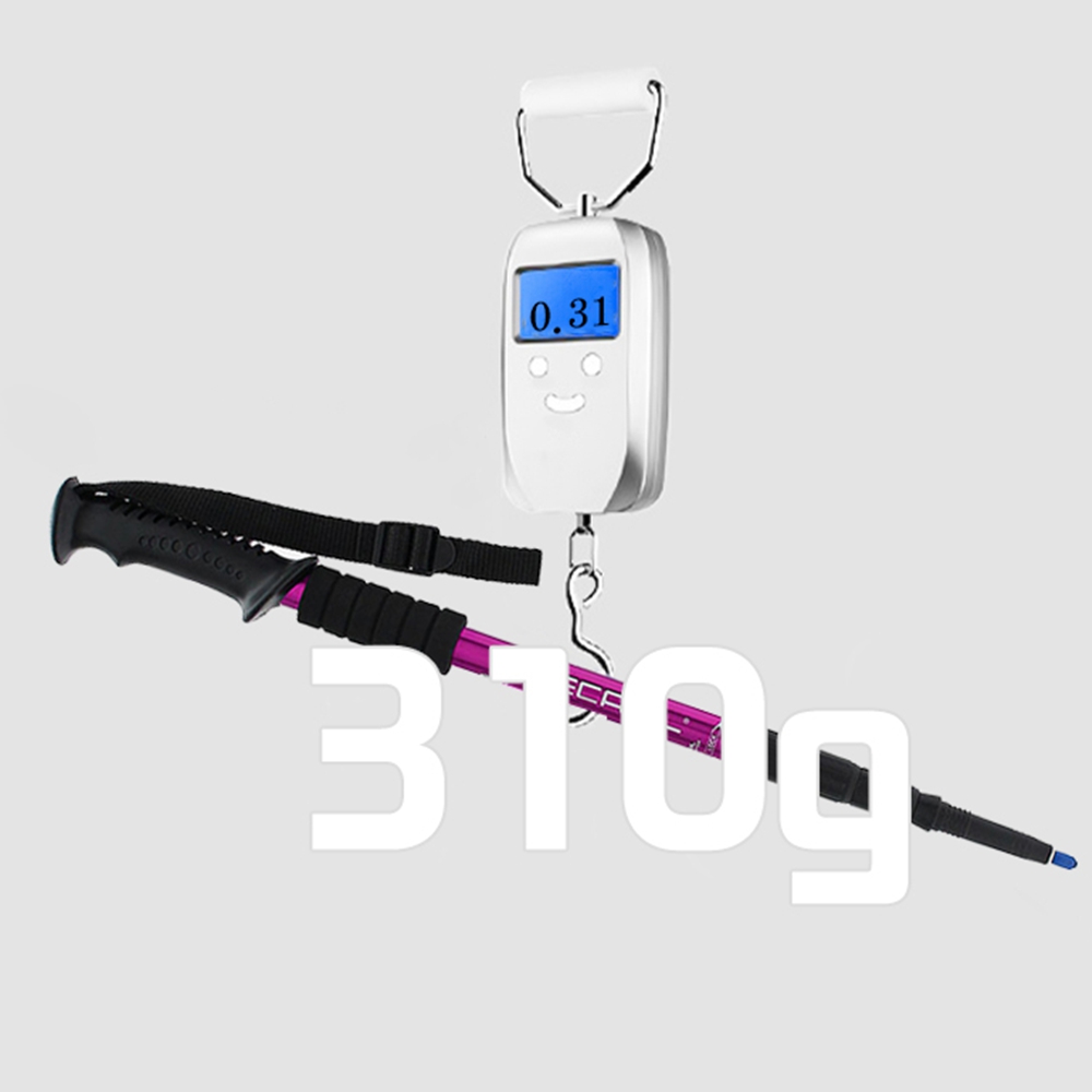 가벼운 등산스틱 4단 접이식 등산폴대 초경량 트레킹 지팡이