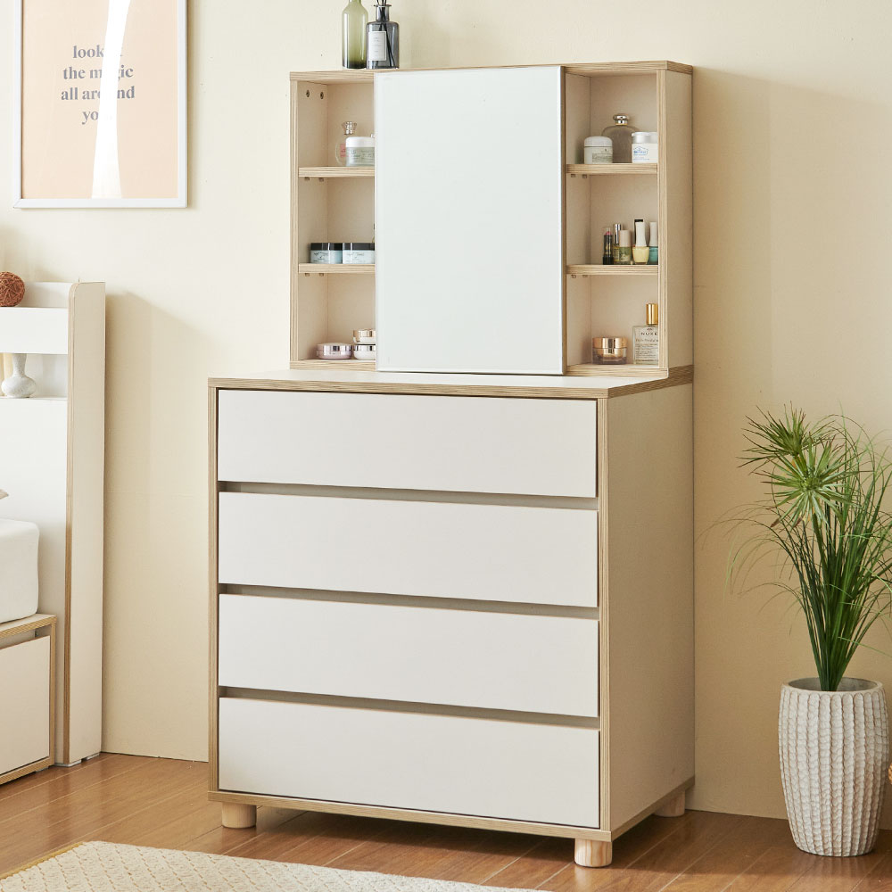 도리 화장대 거울 서랍장 학생 수납 600