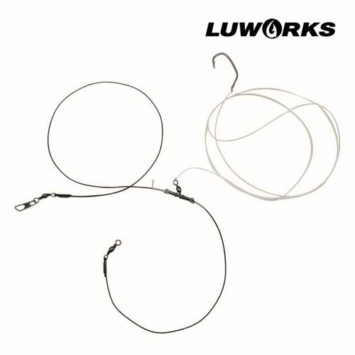 루웍스 LWX-63 단차조절 외수질 생미끼 바늘채비세트 60cm 100cm 1개2셋트입 - 상세 이미지 4