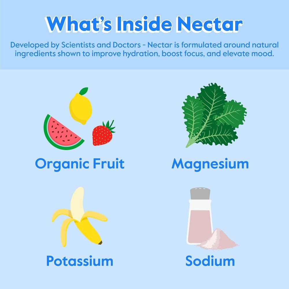 Nectar 넥타 수분 충전 패킷 트로피컬 30팩 무설탕 제로칼로리 이미지 6
