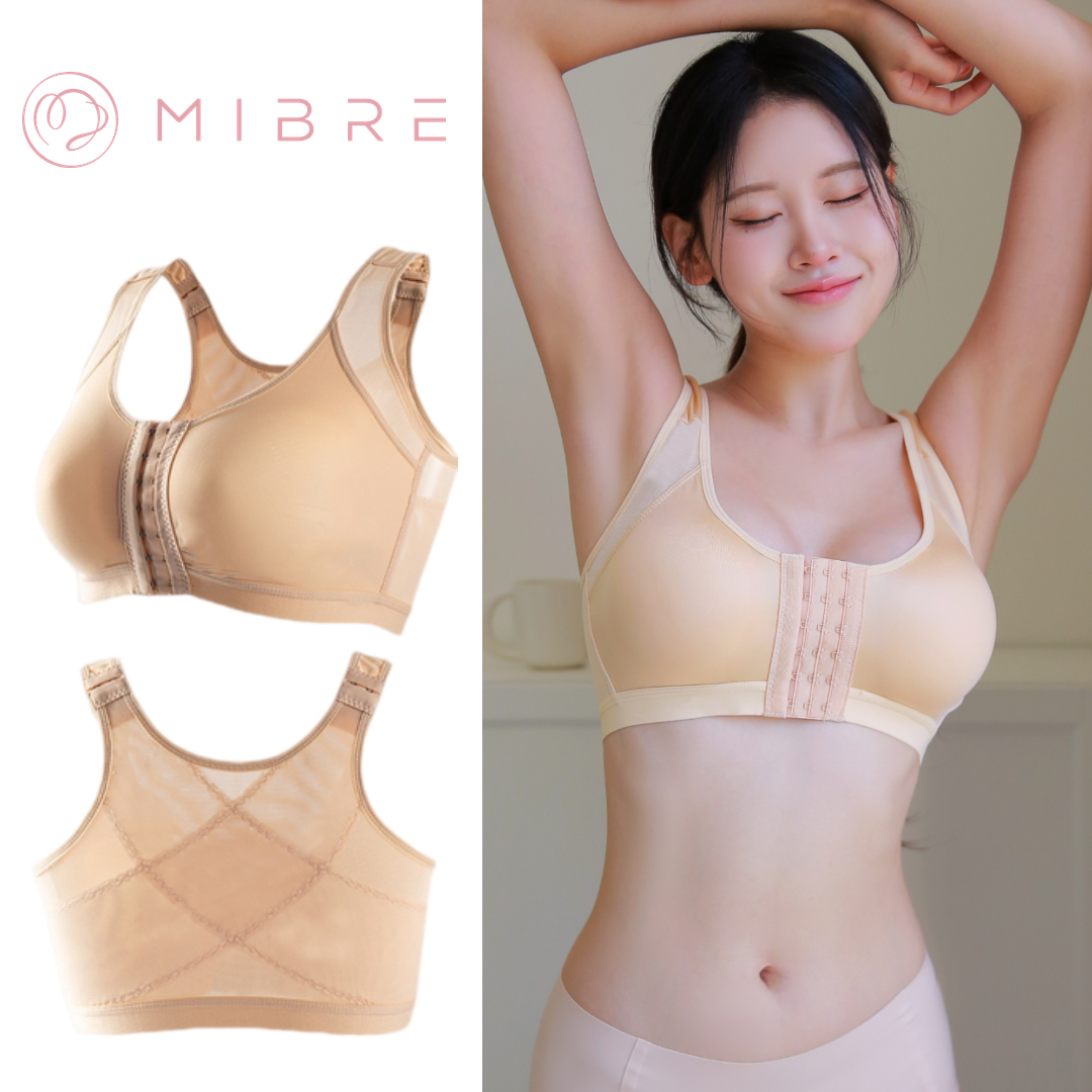 가슴 작아보이는 큰가슴 처진 등살 미니마이저 빅사이즈 편한 브라 수면 압박 보정 축소 유방암 수술 후 환자 속옷 제품 이미지