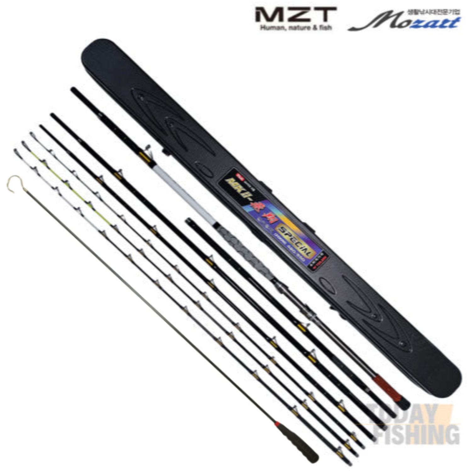 MZT 모짜르트 MK2 비상 스페셜 티탄 갈치황제 줌 480 550 줄잡이 선상 갈치 낚시대 - 상품 이미지