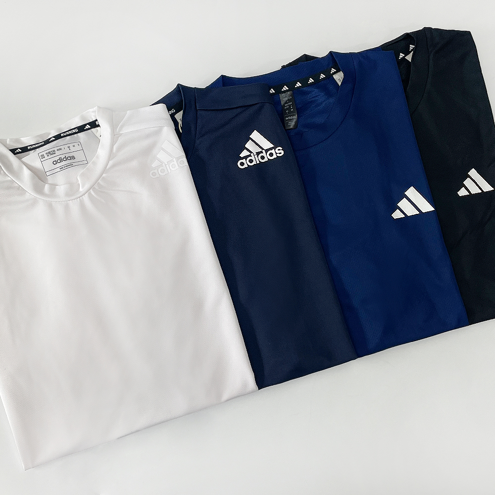 (국내매장판) 아디다스 반팔 기능성 반팔티 에어로레디 3S 오운더런 삼선 헬스 티셔츠