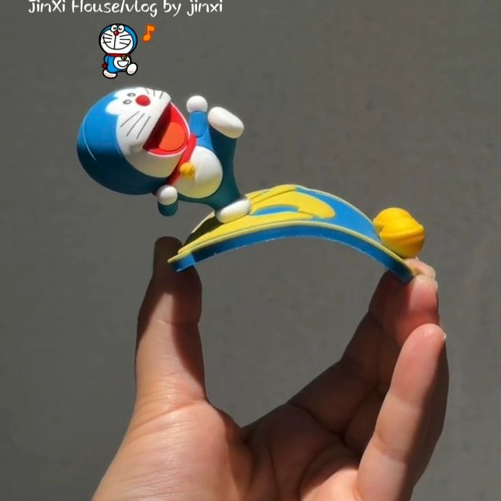도라에몽 휴대폰 거치대 받침대 사무실 드라마 유튜브 보는 장식 - 상세 이미지 3