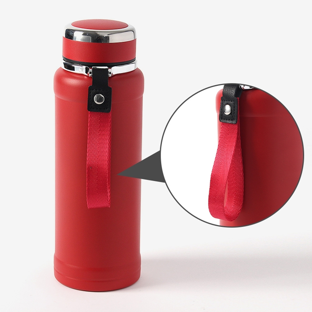 스트랩 대용량 보냉병 얼음 보온병 등산 보온보냉 물병 1L