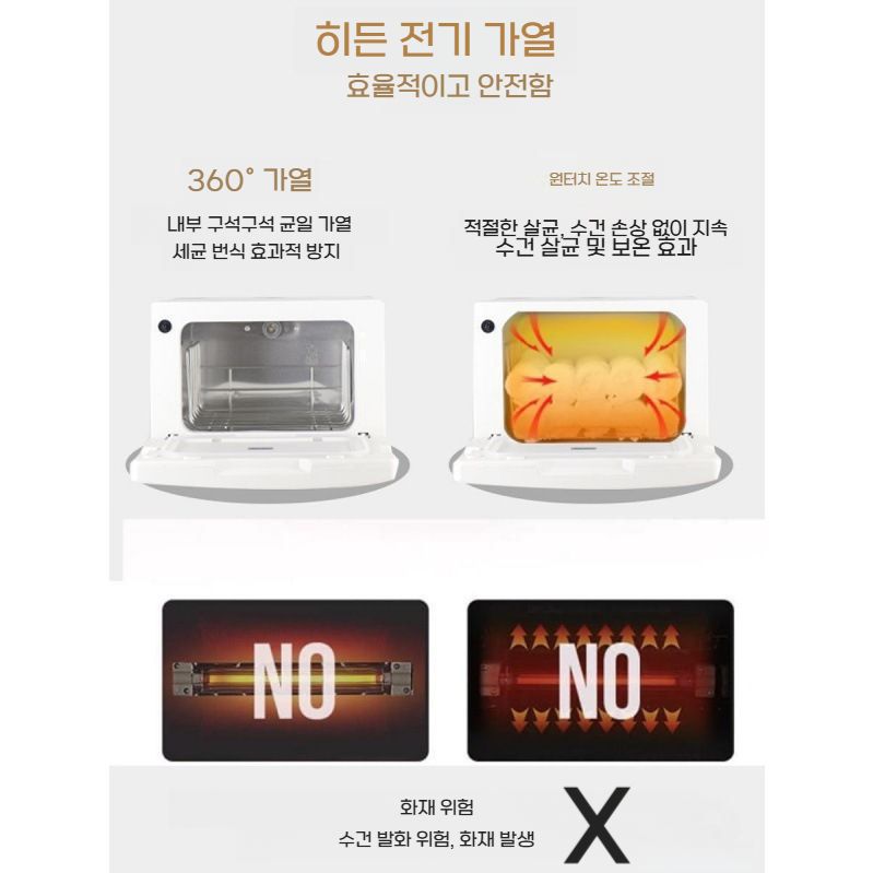타월워머 마사지 피부관리실 물수건 스팀기 타올 온장고 8L 화이트 타입 A 공식 표준 - 상세 이미지 4