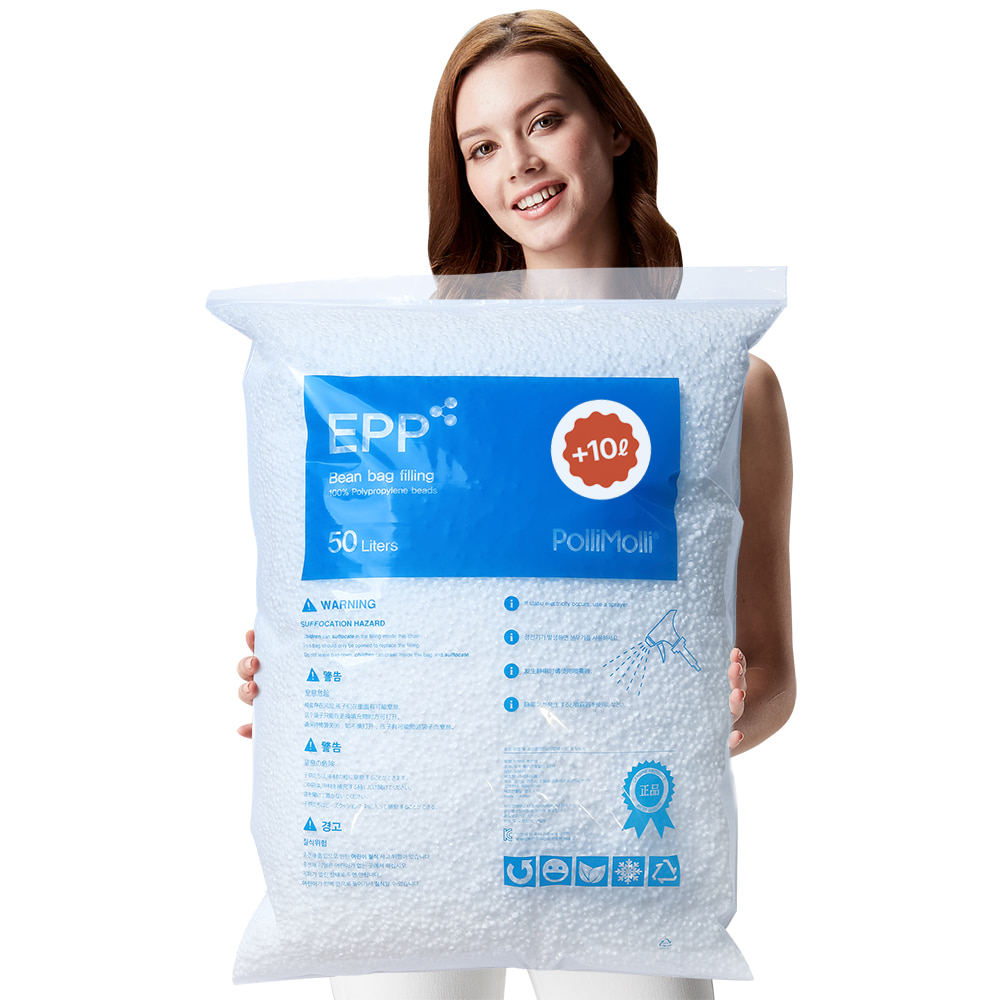 폴리몰리 EPP 빈백 충전재 50ℓ+10ℓ 추가 (총 60리터)