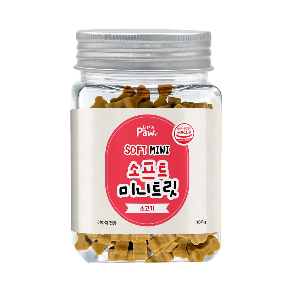 리틀포우 소프트 미니트릿 영양 간식 소고기, 180g, 1개 - 상품 이미지