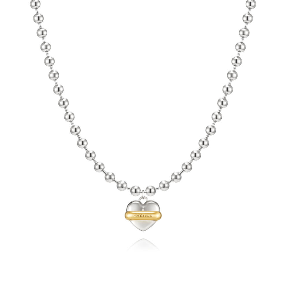 [바이이에르] Heart dessert macaroon ball chain necklace (Combi) BH6N30653CB420 - 상세 이미지 2
