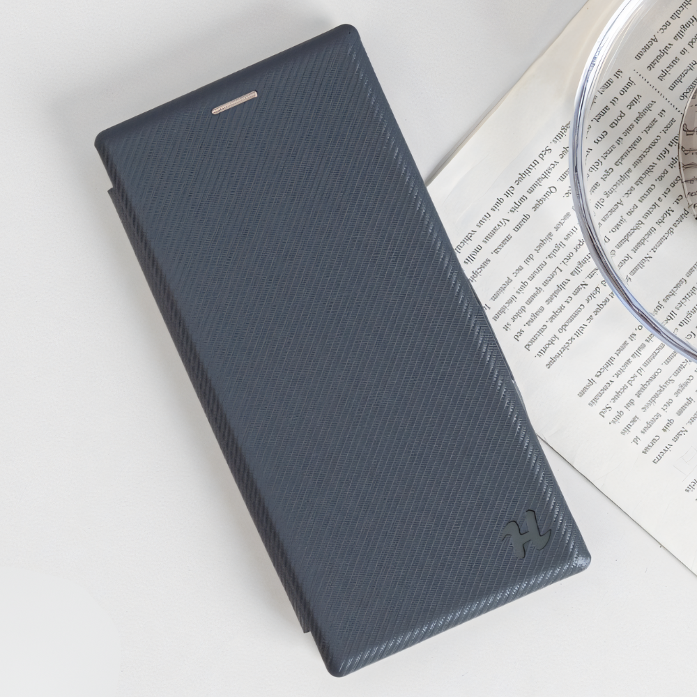 힙플 플립형 자석 카드 지갑 케이스 그레이, 갤럭시노트20 울트라