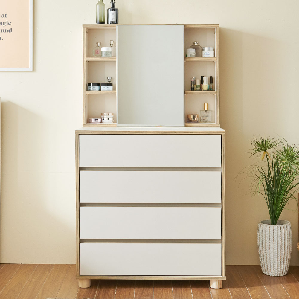 도리 화장대 거울 서랍장 학생 수납 600