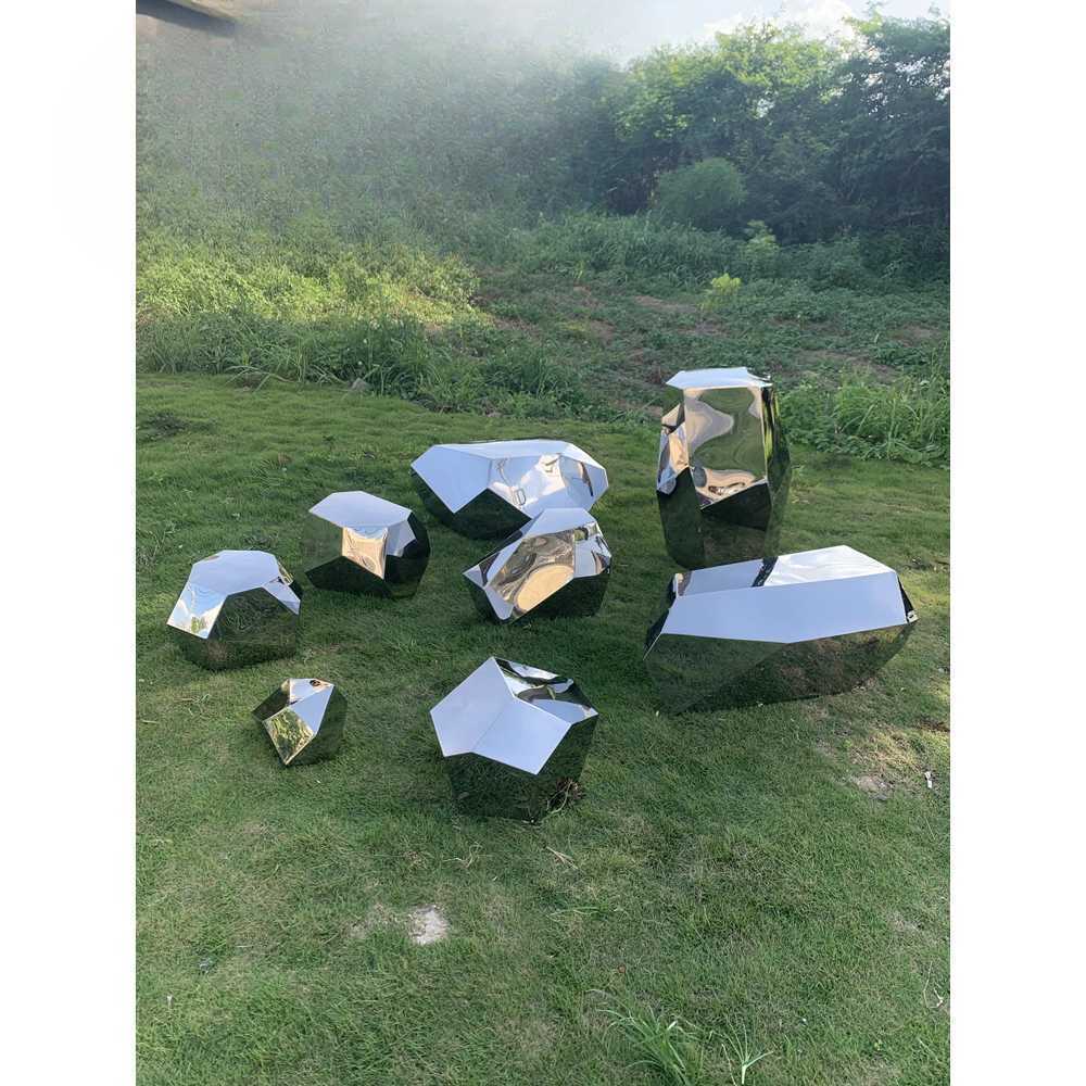 스테인리스 의자 야외 공원 정원 벤치 가구 스툴 400x430x300mm - 상품 이미지