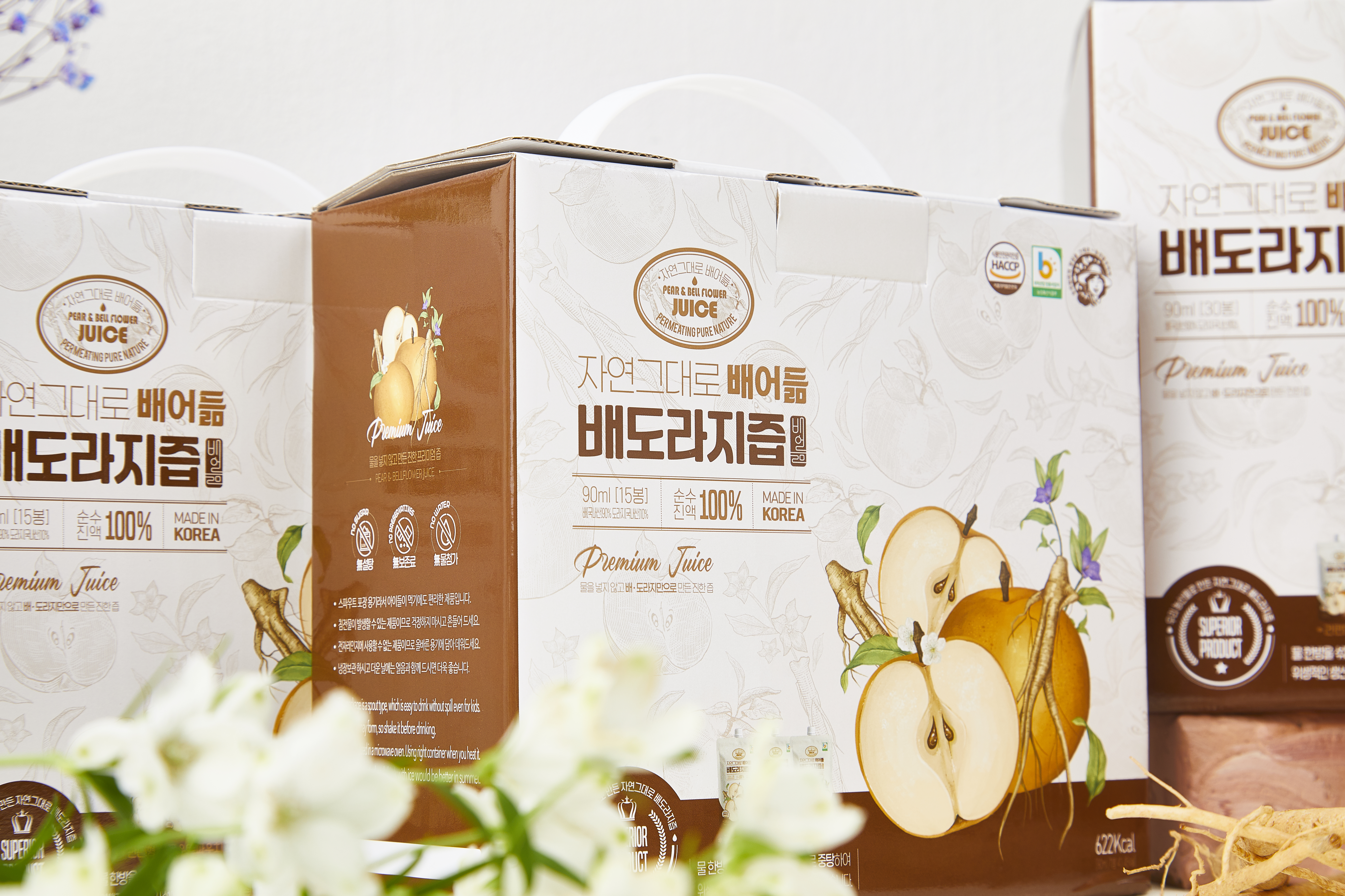 [배어듦] 100% 국내산 배도라지즙 (90ml x 30포) - 상세 이미지 2