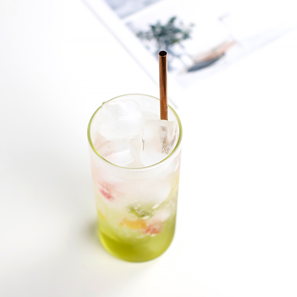 데일리 일자 유리컵 소앤홈 소요 내열유리 하이볼 스트레이트 컵 500ml (롱) 4P세트 이미지 7