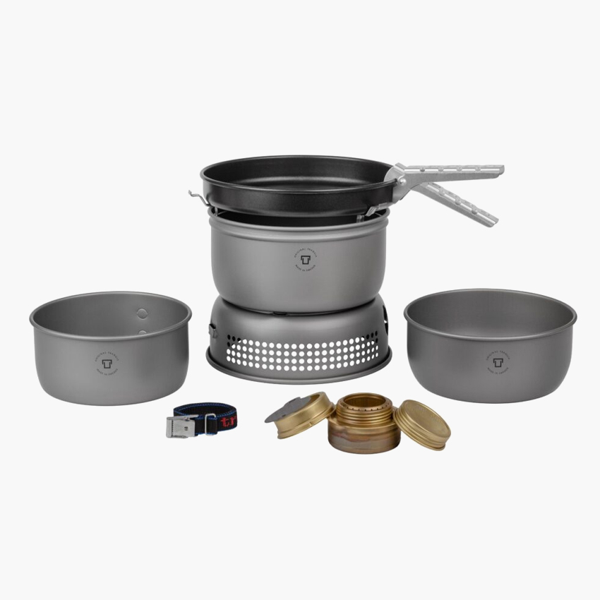 트란지아 스톰쿡셋 25-3HA 알콜 버너 TP2 가스 스토브 세트 백패킹 코펠