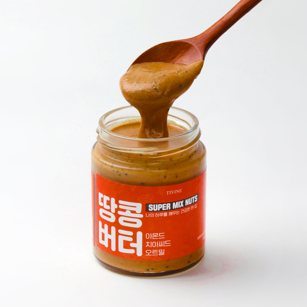 슈믹츠 땅콩 피넛 아몬드 버터 오트밀 치아씨드 슈퍼믹스너츠 스프레드 페이스트 200g - 상세 이미지 2