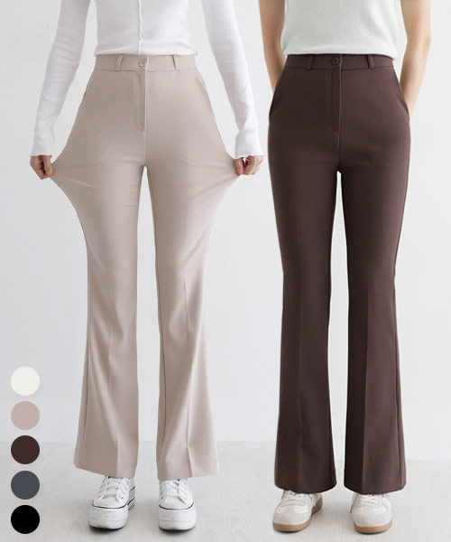 [맞춤슬랙스No.11] 고밀도 스판 부츠컷 슬랙스_264732 - 상품 이미지