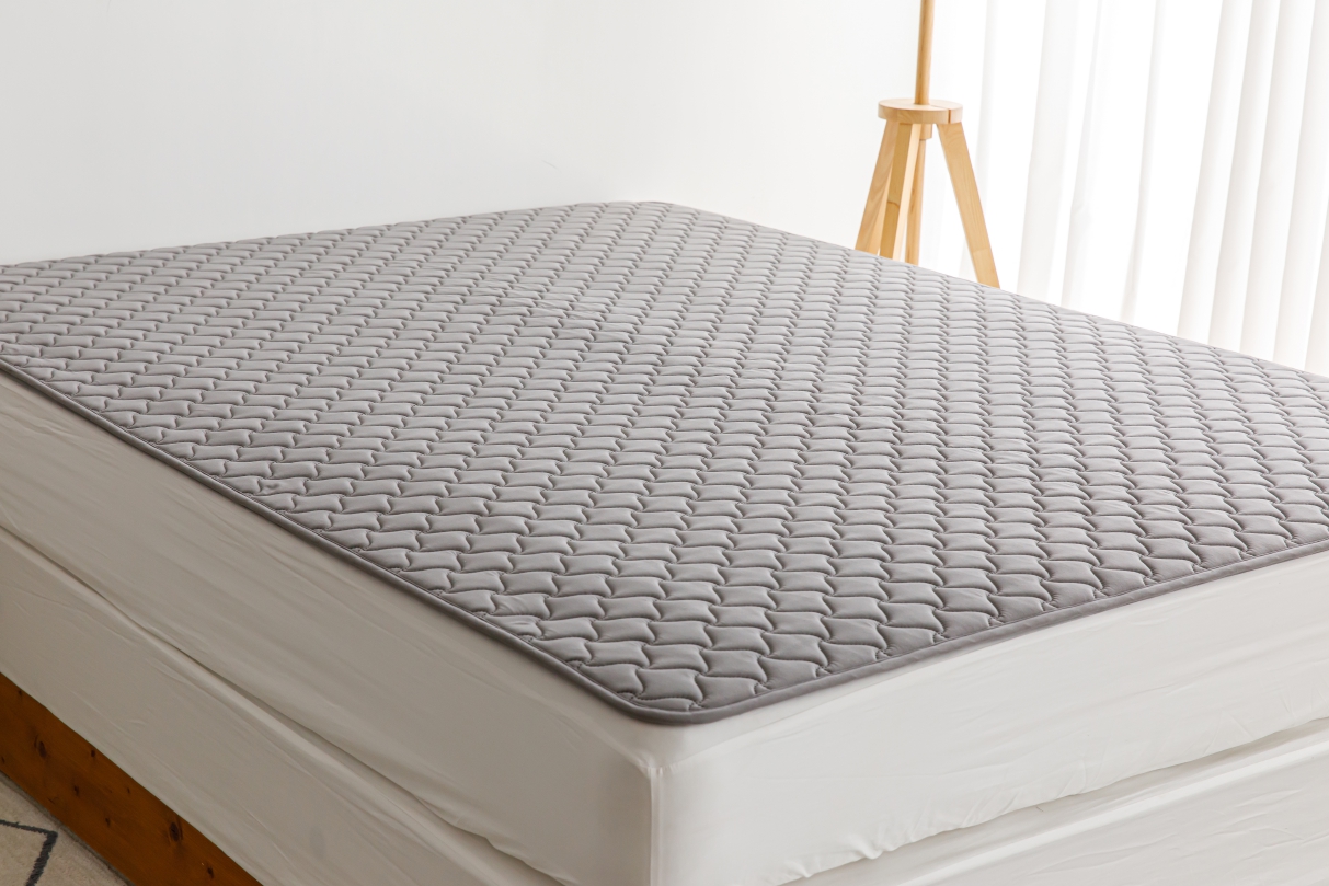 EMF안심탄소매트 무전자열선 극세사 전기매트 전기요 더블(분리난방), 150x195cm, 카멜브라운