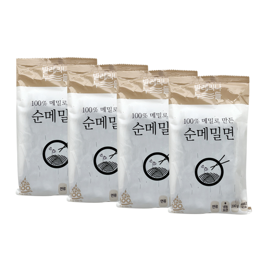(육수X / 메밀면만 발송)100% 메밀국수 4개입 추가상품 - 상품 이미지