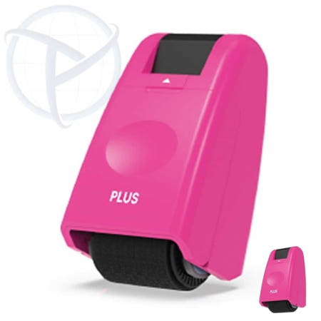 PENETRADE협력사 PLUS 스탬프케시퐁 분홍 롤러타입 유출방지 개인정보보안 정보유출방지