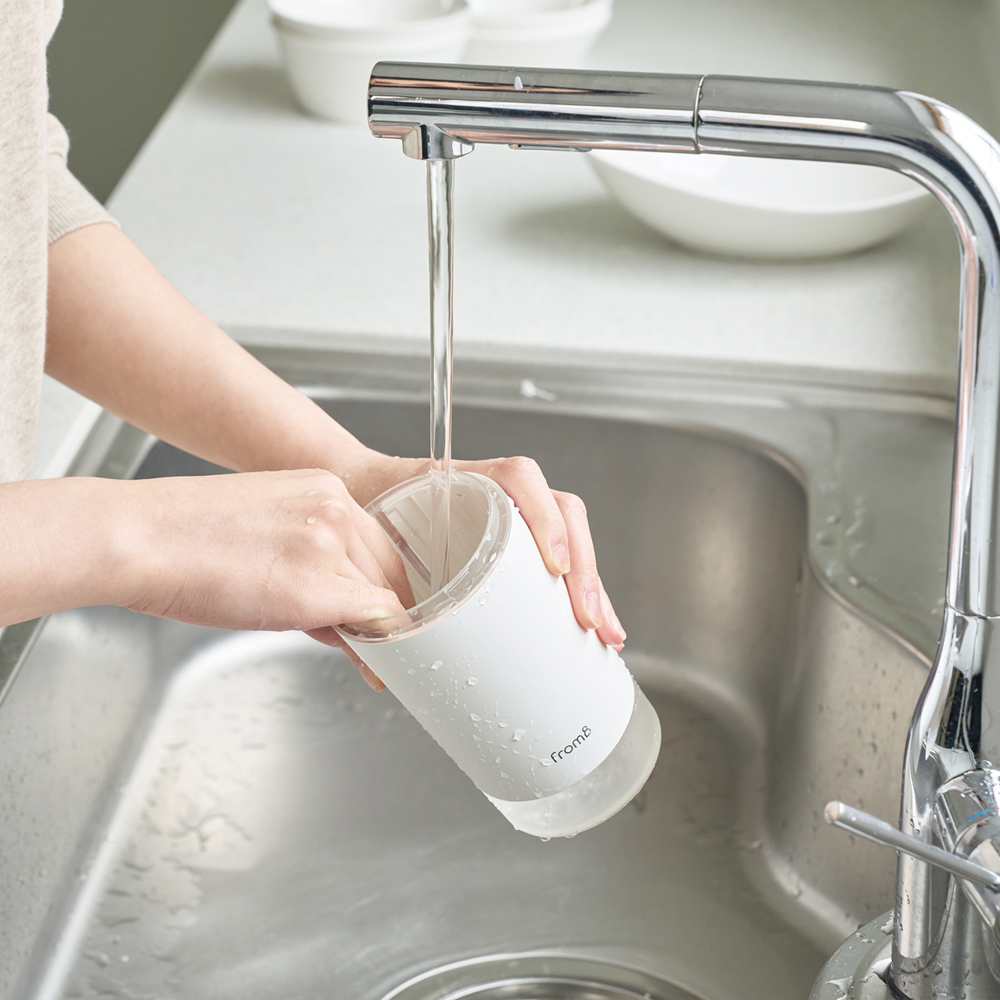 프롬비 미니 가습기 사무실 휴대용 무선 더블미스트 500ml FA128 그레이