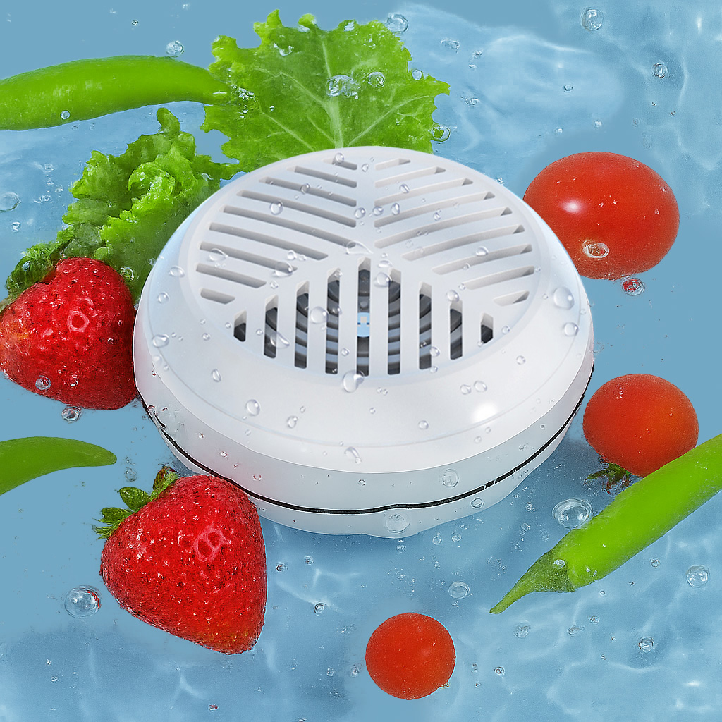 홈마블 무선 과일 야채 세척기 가정용 조개 해감 채소 고추 세척기 잔류 농약 살균기 제품 이미지