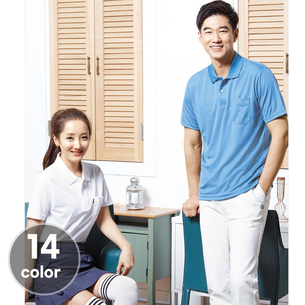 (14color)쿨론시원한 반팔기능성 티셔츠 식당 음식점 가게티 단체티 홀서빙복 - 상세 이미지 3