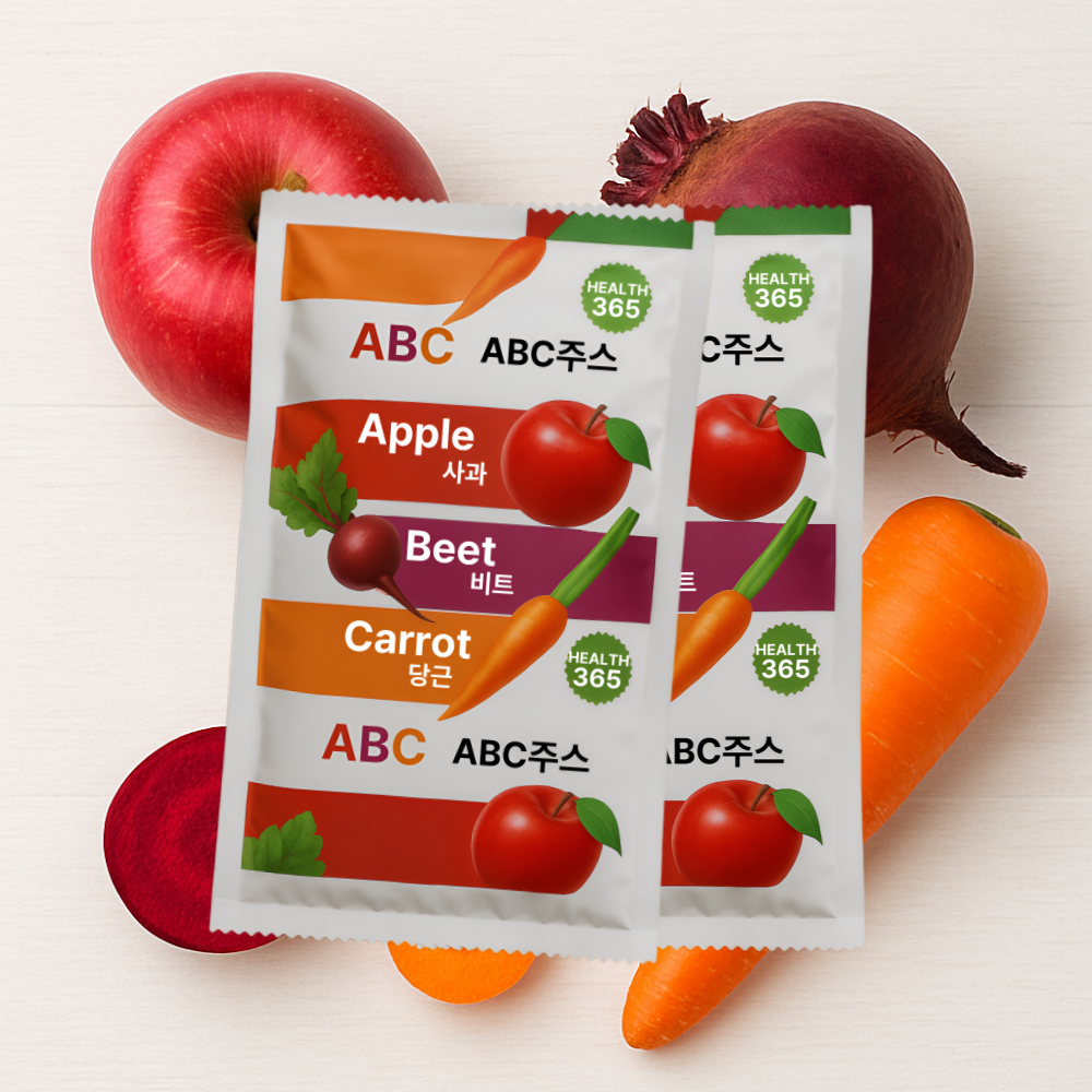 자연애담 맛있는 ABC주스 사과 제주당근 비트 에이비씨 야채 100ml 30포 - 상세 이미지 2