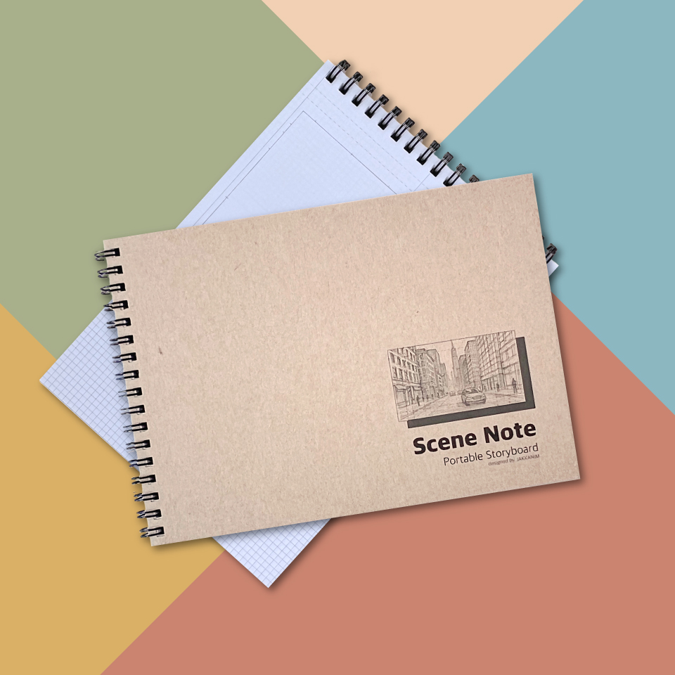 소형 스토리보드 씬 노트(Scene Note) 휴대용 콘티 A5 플롯 - 상품 이미지