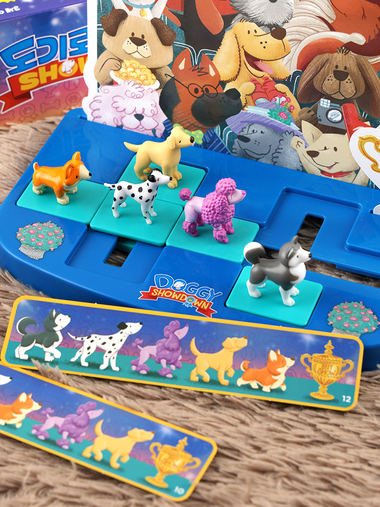 도기로직쇼 1인 두뇌게임 유아 쉬운 보드게임 이미지 2